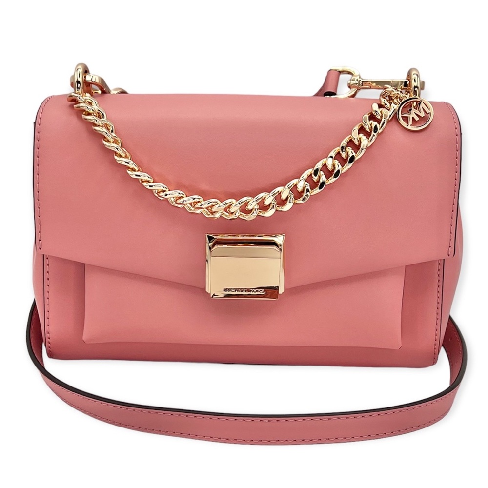 Michael Kors Lita Medium Leather Crossbody Bag